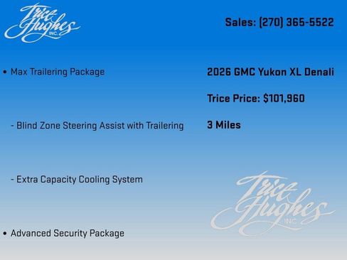 New 2026 GMC Yukon XL Denali w/ Denali Reserve Package AWD/4WD image 6