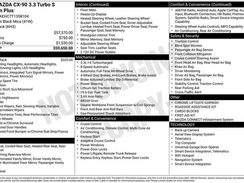 New 2026 MAZDA CX-90 3.3 Turbo S w/ Premium Plus image 35