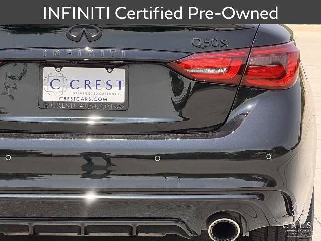 Certified 2023 INFINITI Q50 Red Sport 400 w/ Black Opal Edition RWD image 6