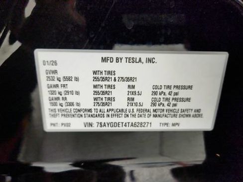 Used 2026 Tesla Model Y Performance AWD/4WD image 79