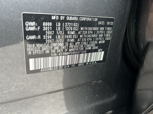 Used 2022 Subaru Ascent Limited w/ Technology Package AWD/4WD image 40