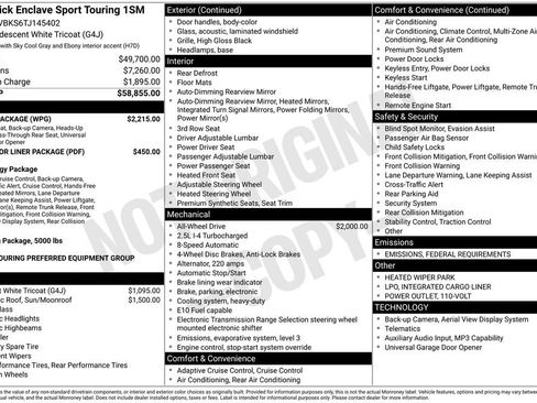 New 2026 Buick Enclave Sport Touring w/ Power Package image 38