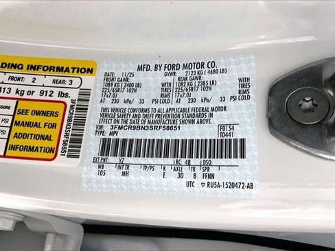 New 2025 Ford Bronco Sport Big Bend w/ Black Appearance Package image 8