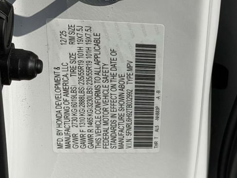 Certified 2026 Honda Odyssey Elite image 20