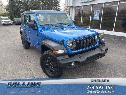 Certified 2025 Jeep Wrangler Unlimited Sport AWD/4WD image 1
