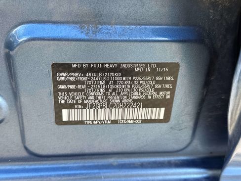 Used 2016 Subaru Crosstrek Touring AWD/4WD image 27