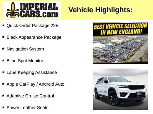 Used 2023 Jeep Grand Cherokee Limited w/ Black Appearance Package AWD/4WD image 8