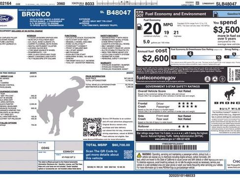 Used 2025 Ford Bronco Outer Banks AWD/4WD image 39