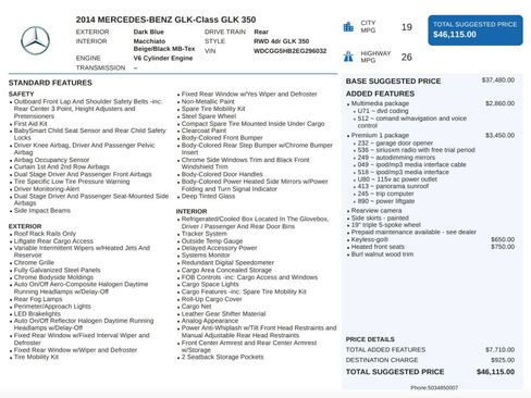 Used 2014 Mercedes-Benz GLK 350 2WD w/ Premium 1 Package image 5