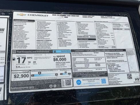 New 2026 Chevrolet Silverado 1500 RST AWD/4WD image 23