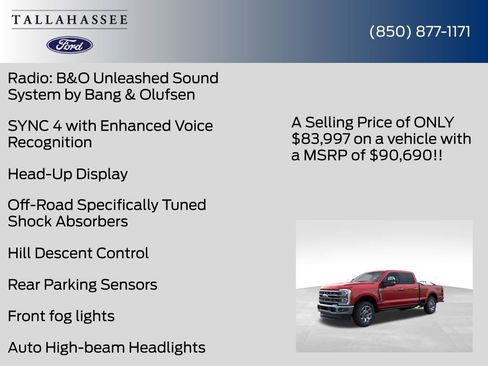 New 2026 Ford F250 Lariat w/ Lariat Ultimate Package image 32