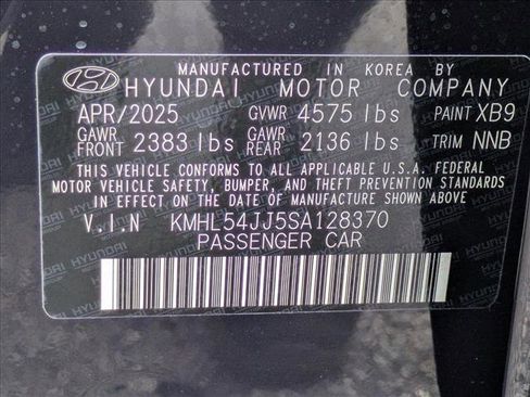 New 2025 Hyundai Sonata Limited image 21