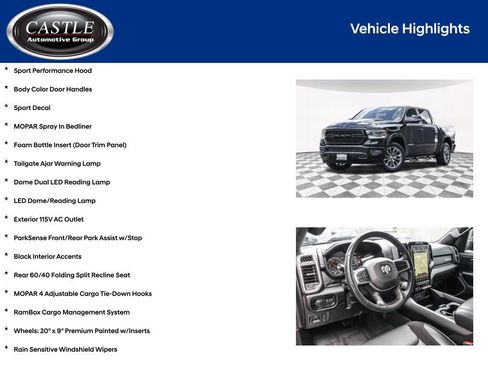 Used 2021 RAM 1500 Laramie w/ Sport Appearance Package image 10