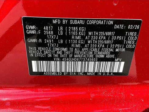 New 2026 Subaru Crosstrek 2.0i Premium AWD/4WD image 19