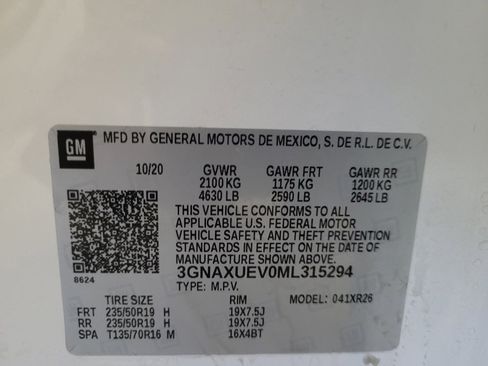 Used 2021 Chevrolet Equinox LT AWD/4WD image 33