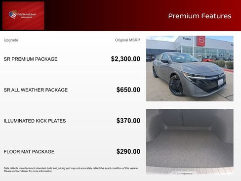 New 2026 Nissan Sentra SR w/ SR Premium Package FWD image 3