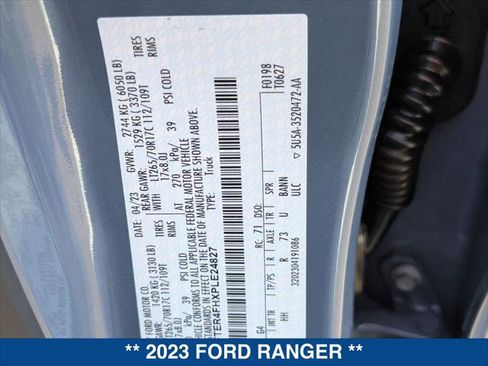 Used 2023 Ford Ranger Lariat w/ Tremor Off-Road Package AWD/4WD image 24