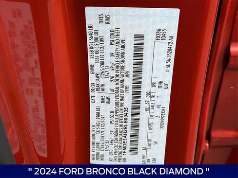 Used 2024 Ford Bronco Black Diamond image 34