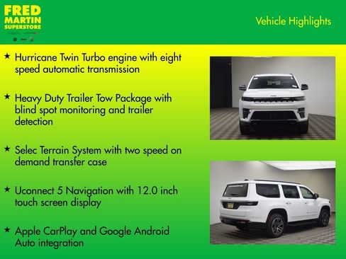 New 2026 Jeep Grand Wagoneer 4WD w/ HD Trailer Tow Package image 7