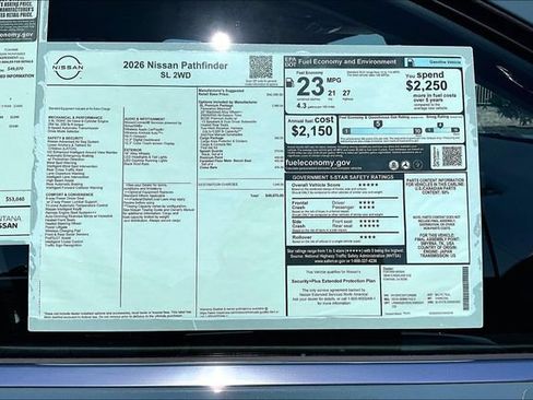 New 2026 Nissan Pathfinder SL w/ SL Premium Package (P04) FWD image 13