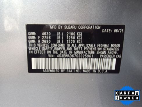 Used 2025 Subaru Legacy Premium image 47