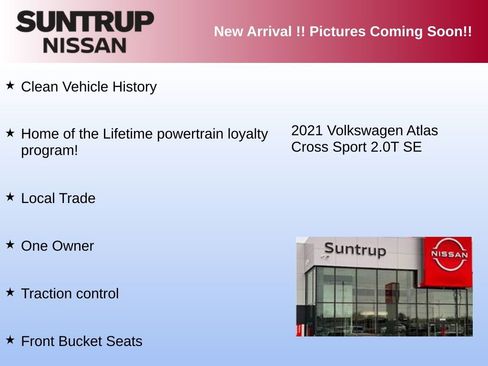 Used 2021 Volkswagen Atlas Cross Sport SE image 2