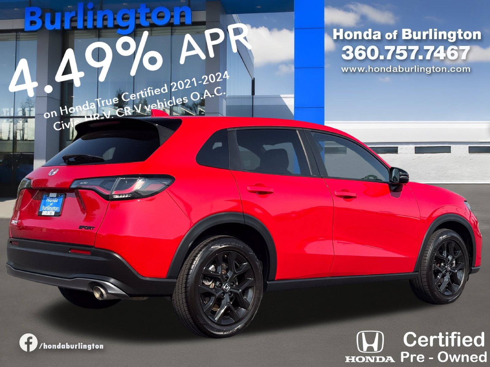 Certified 2023 Honda HR-V Sport image 7