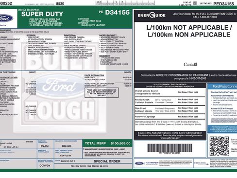 Used 2023 Ford F250 Lariat w/ Chrome Package image 38