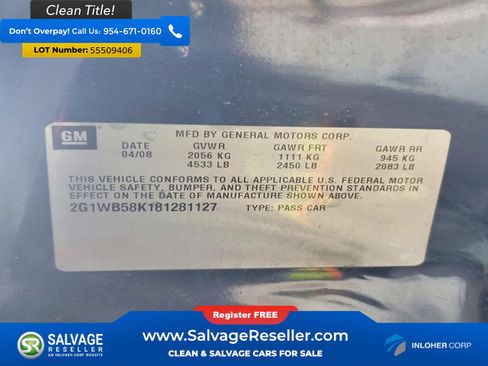 Used 2008 Chevrolet Impala LS FWD image 17
