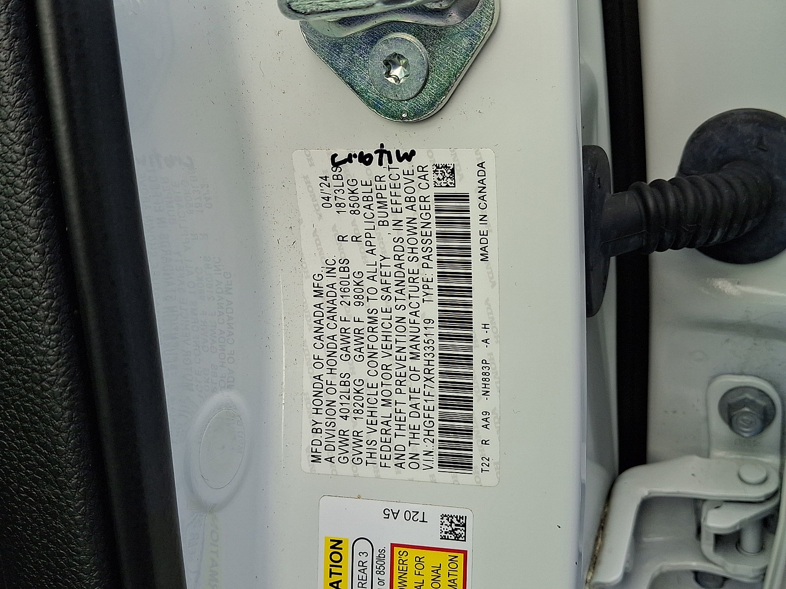 Certified 2024 Honda Civic EX image 20