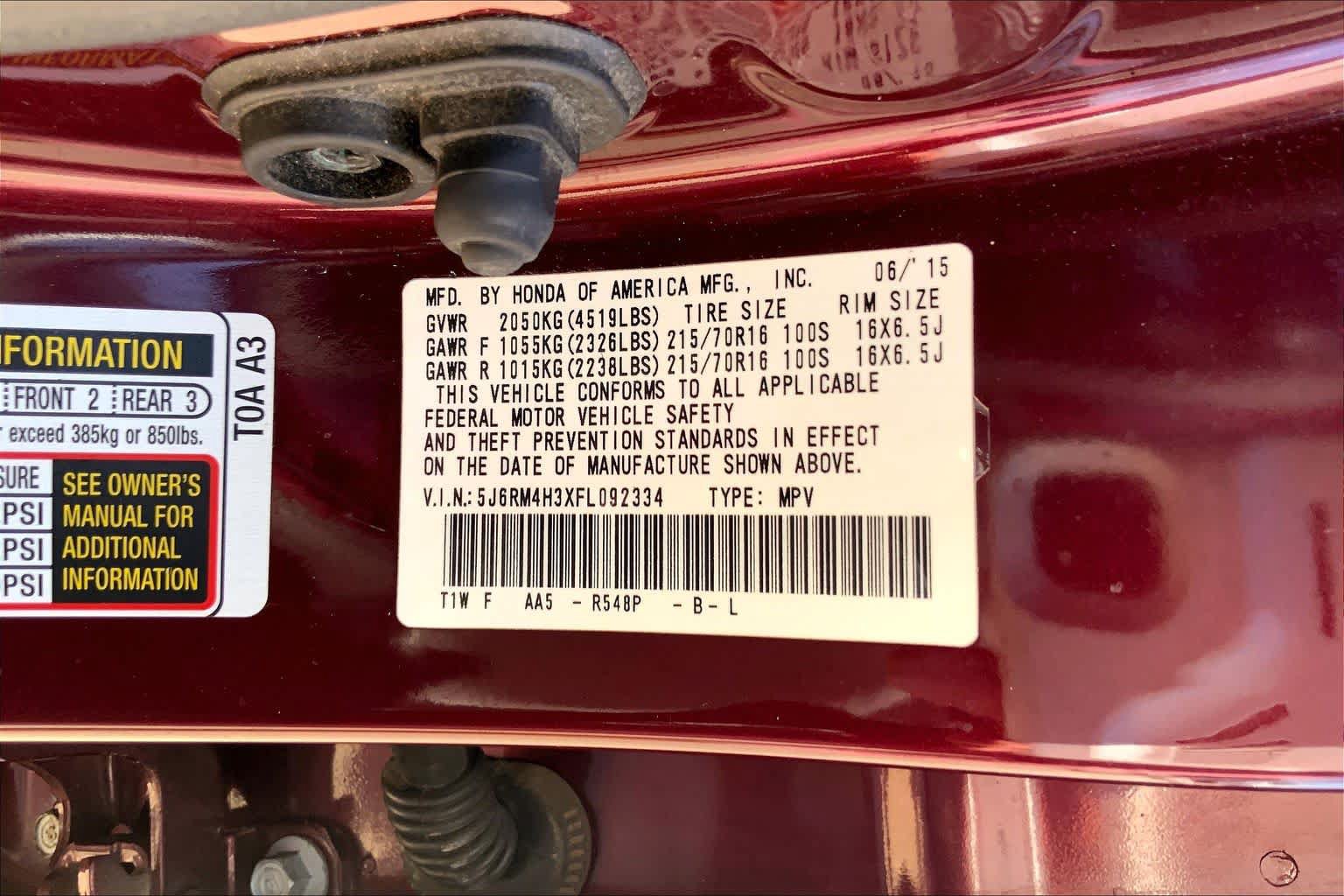 Used 2015 Honda CR-V LX image 32