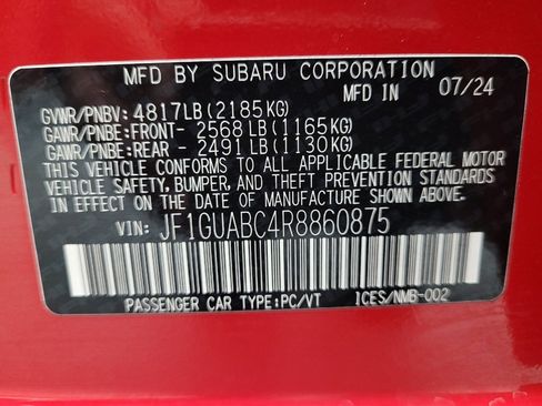 Used 2024 Subaru Impreza 2.0i AWD/4WD image 33