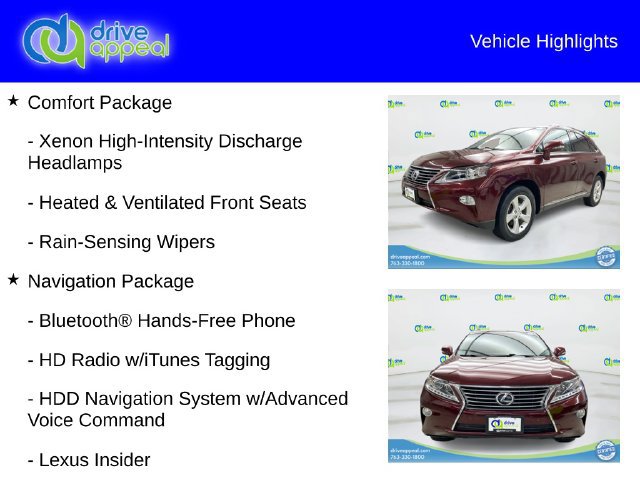 Used 2014 Lexus RX 350 AWD w/ Navigation Package image 12