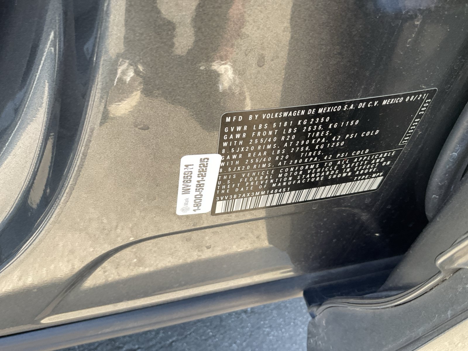 Used 2021 Volkswagen Tiguan S FWD image 25