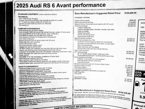New 2025 Audi RS 6 performance image 35