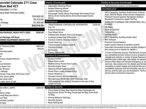 Used 2022 Chevrolet Colorado Z71 AWD/4WD image 4
