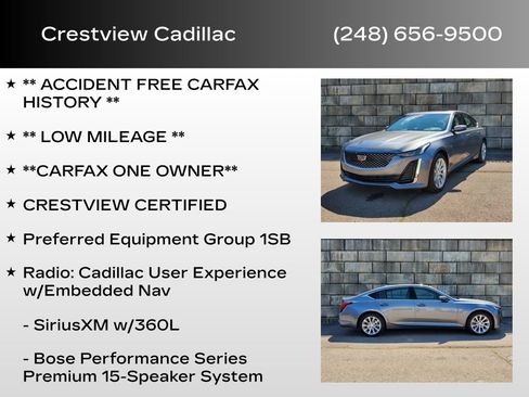 Certified 2022 Cadillac CT5 Luxury w/ Sun And Sound Package image 6