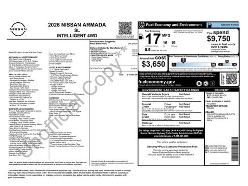 New 2026 Nissan Armada SL image 38