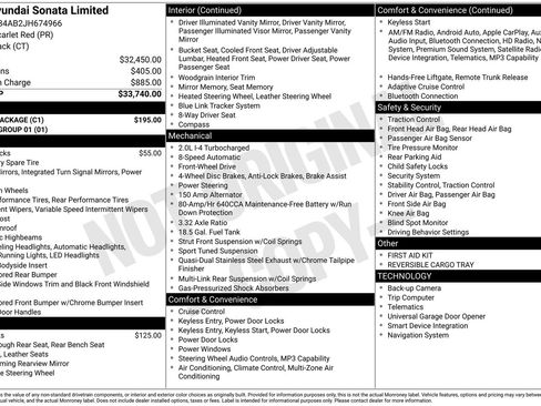 Used 2018 Hyundai Sonata Limited w/ Cargo Package image 8