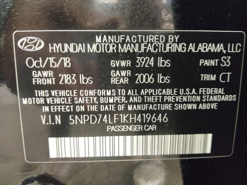 Used 2019 Hyundai Elantra SE w/ Cargo Package FWD image 33