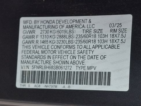 Used 2025 Honda Odyssey EX-L image 28