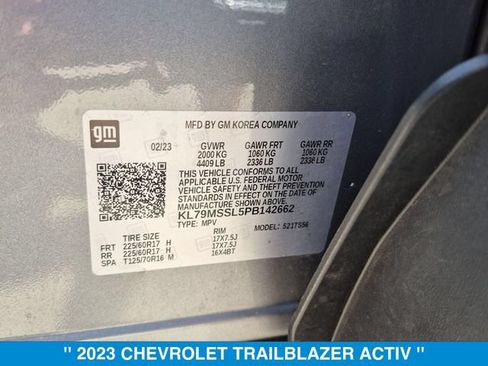 Used 2023 Chevrolet TrailBlazer ACTIV AWD/4WD image 35