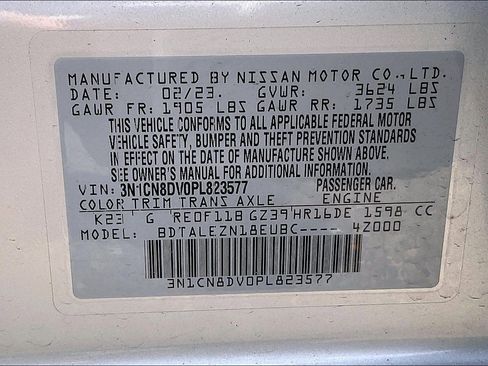 Used 2023 Nissan Versa S w/ S Plus Package image 28