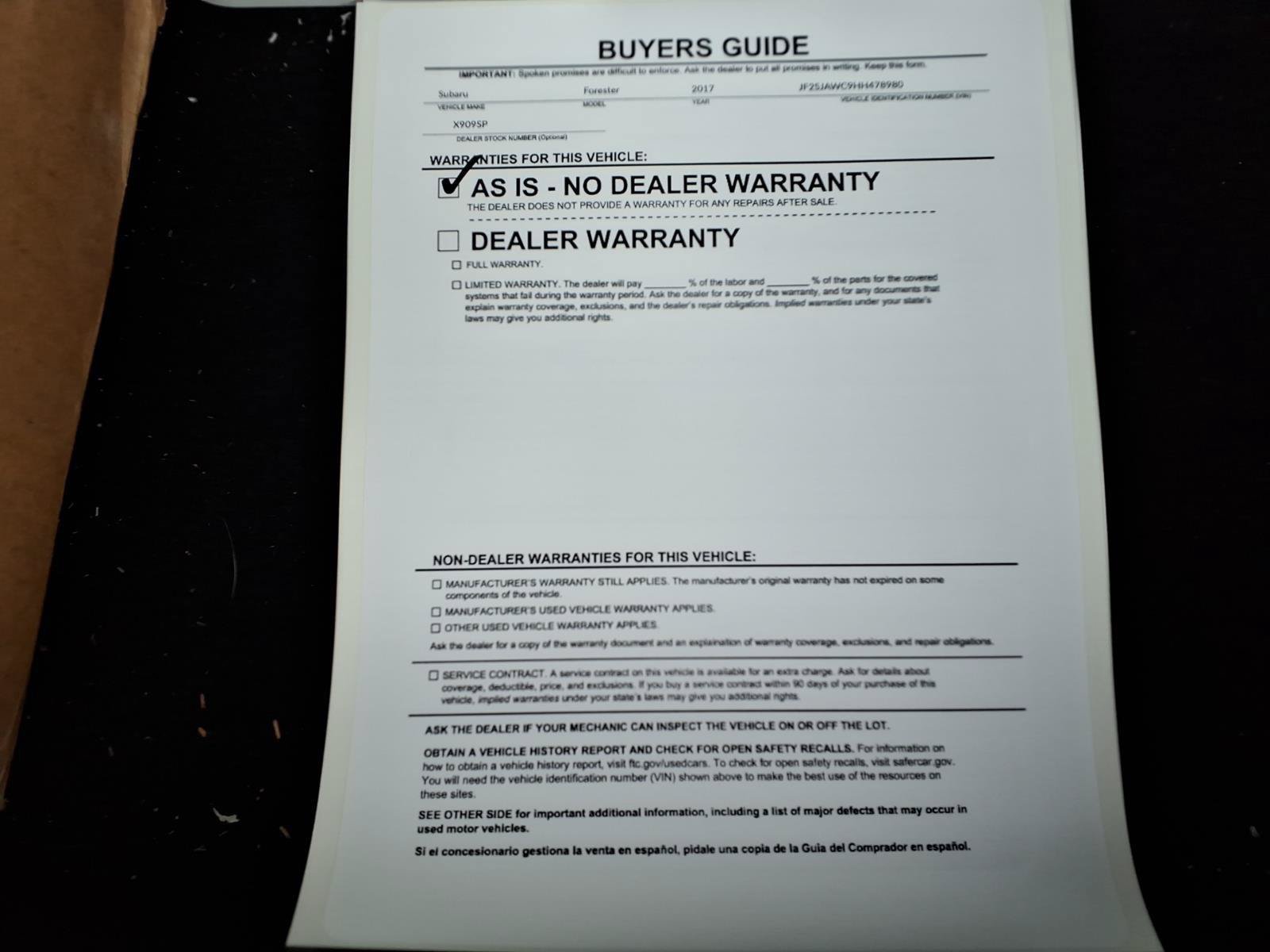 Used 2017 Subaru Forester 2.5i Touring AWD/4WD image 35