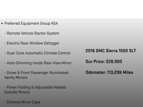 Used 2016 GMC Sierra 1500 SLT w/ All-Terrain Package AWD/4WD image 12