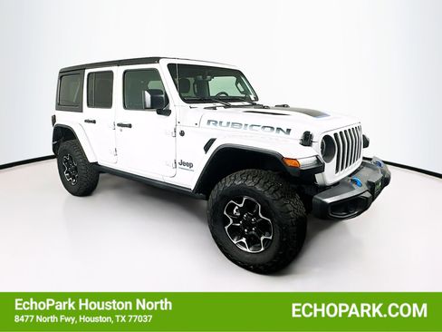 Used 2023 Jeep Wrangler Unlimited Rubicon 4xe w/ Cold Weather Group AWD/4WD image 1