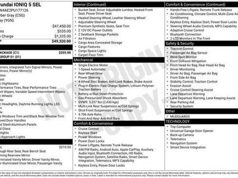 Used 2023 Hyundai Ioniq 5 SEL w/ Cargo Package image 10