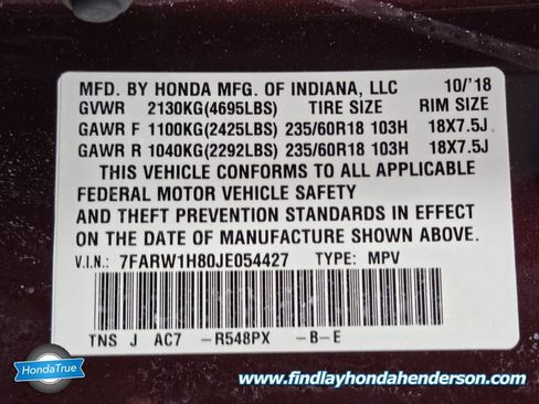 Certified 2018 Honda CR-V EX-L image 14