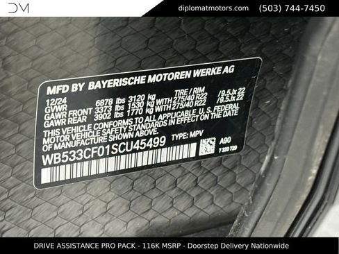 Used 2025 BMW iX M60 AWD/4WD image 48