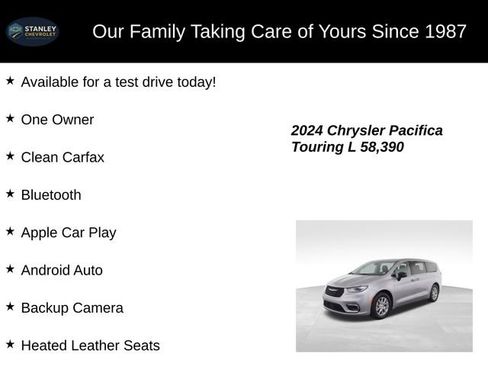 Used 2024 Chrysler Pacifica Touring-L FWD image 9